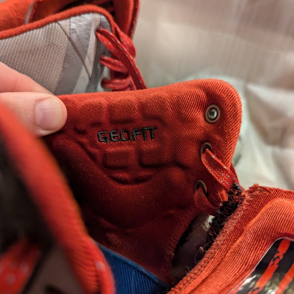 Adidas red zebra basketball sneakers size 11 men - Picture 5 of 7